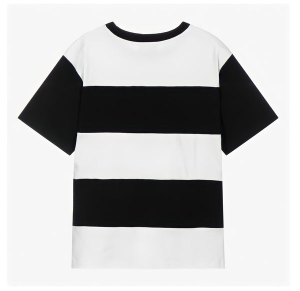 Moschino Teen White and Black Logo T-shirt- Age 6 years