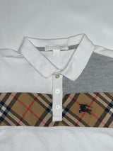 Burberry panelled polo shirt - Age 6 years