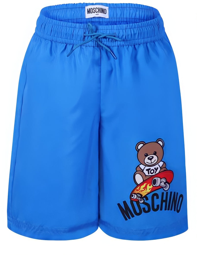 Moschino Blue Teddy Swimming Trunks - Age 6 Years