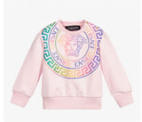 Versace Pink Logo Sweatshirt - Age 6 months