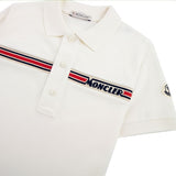 Moncler White Polo shirt - Age 8 years
