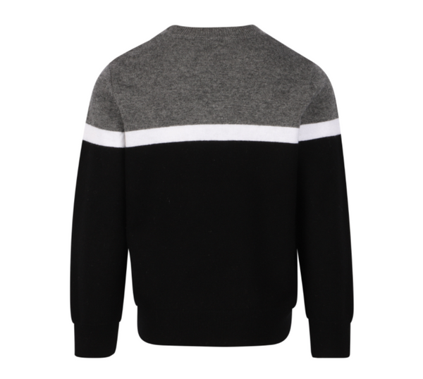 Givenchy Logo Sweater in Black and Grey - Age 12 years