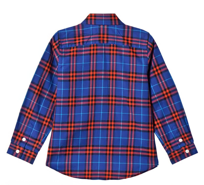 Burberry Boys Tartan Button-Up Shirt - Age 8 years