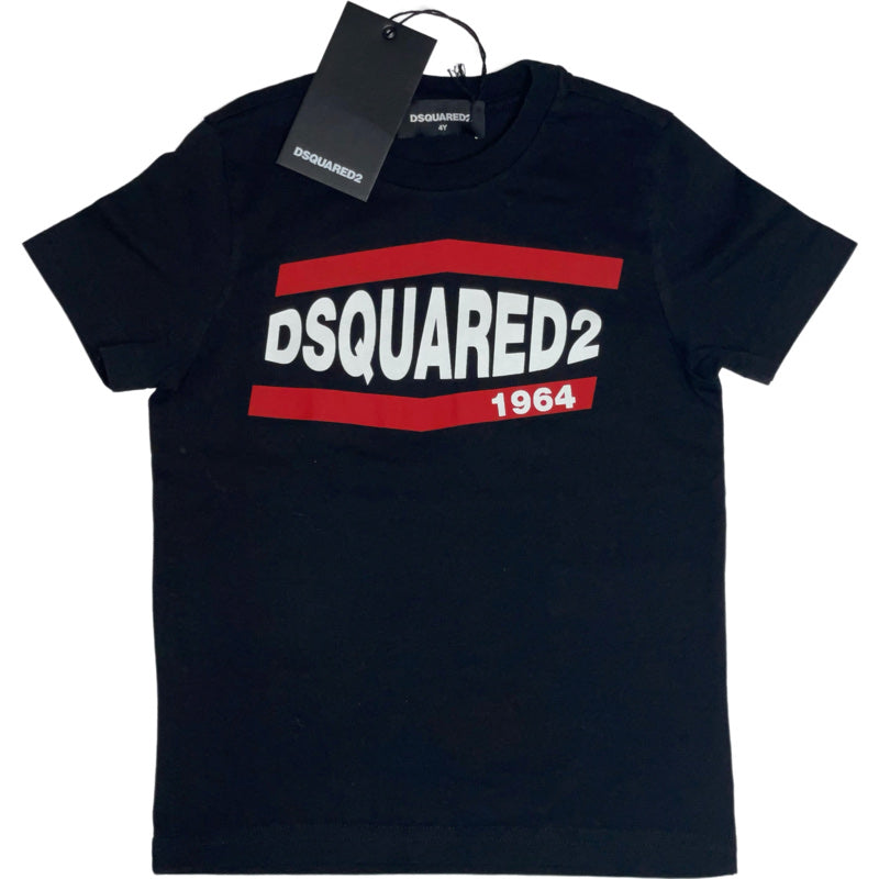 Dsquared2 Black graphic t-shirt - Age 4 years