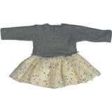 Stella McCartney Grey and Cream polka dot dress with matching bloomers - Age 12 Months