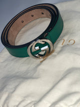 GUCCI Kids GG leather belt - Age 6-8 years
